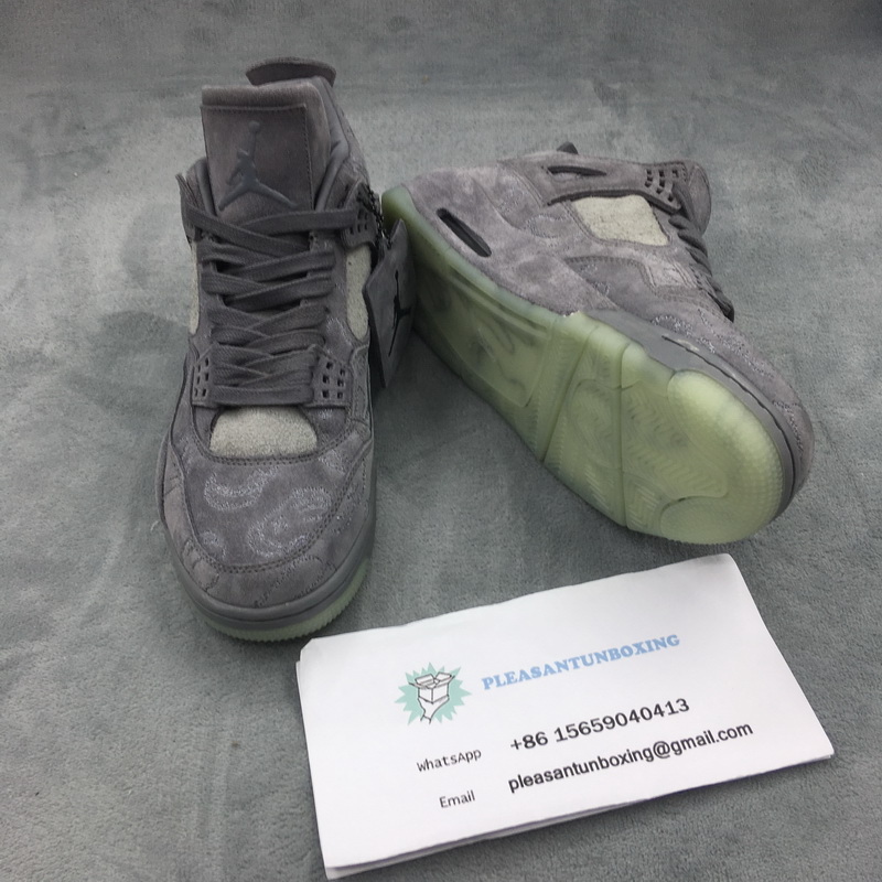 Authentic KAWS x Air Jordan 4 “Cool Grey”